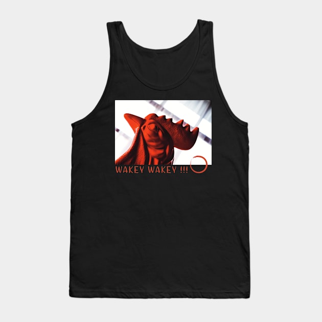 Red Rooster Wakey Wakey Tank Top by NikStam